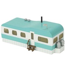 MTH - RailKing 3090108	 - 	TURQUOISE&WH MOBILE HOME