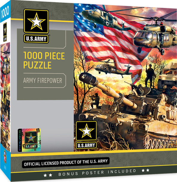 Masterpiece U.S. Army - Army Firepower 1000pc Puzzle