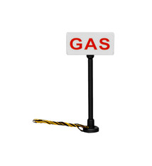 Lionel HO LIGHTED GAS SIGNS