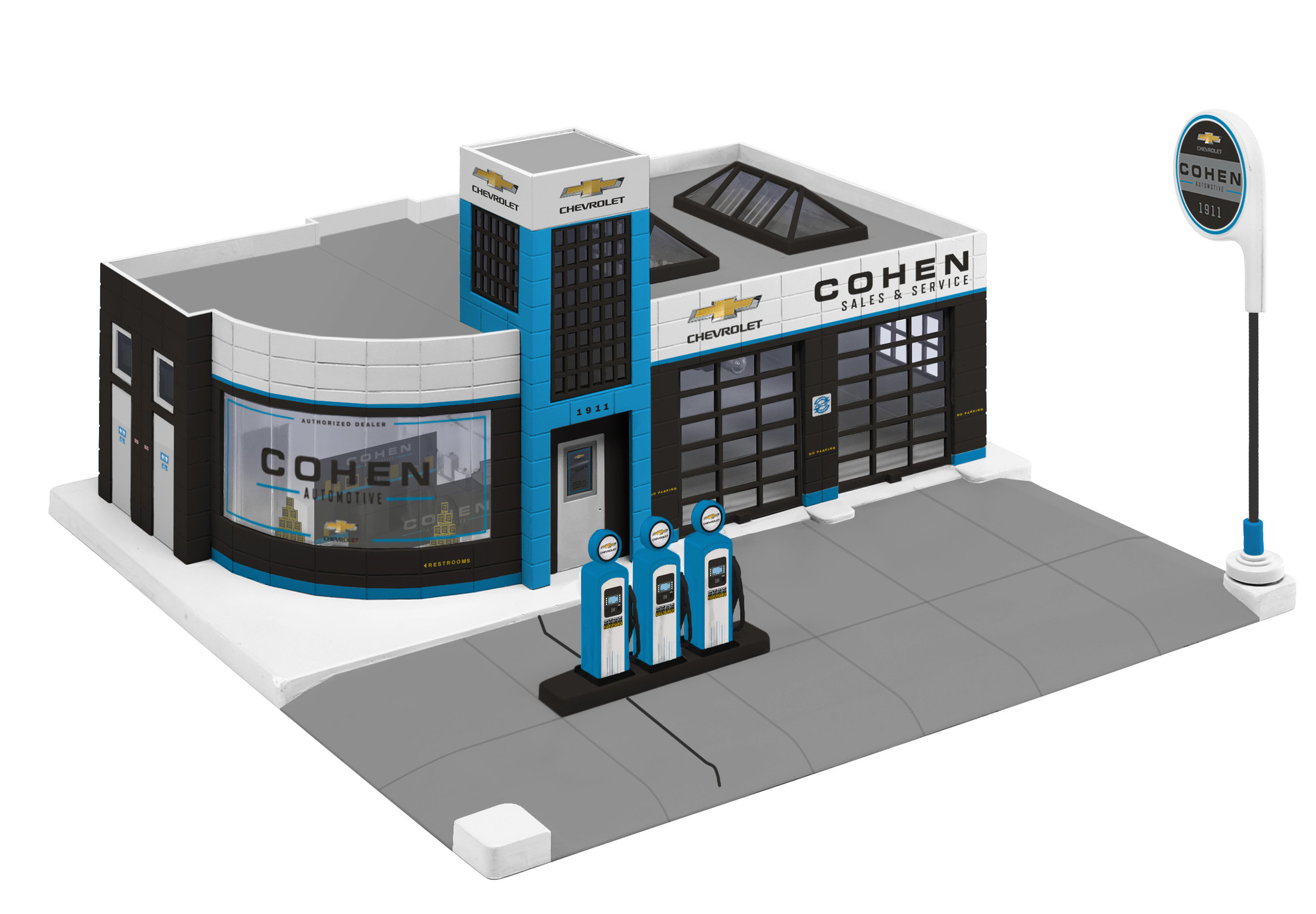 Lionel Chevy Sevice Station