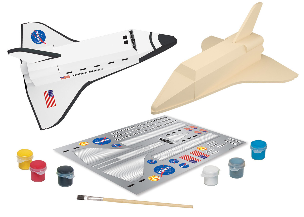Masterpiece NASA - Space Shuttle Wood Paint Kit