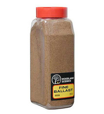 Woodland Scenics Fine Ballast Shaker, Brown/50 cu. in.