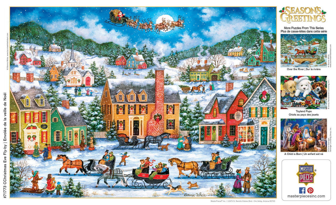 Masterpiece Holiday - Christmas Eve Fly By 1000pc Puzzle