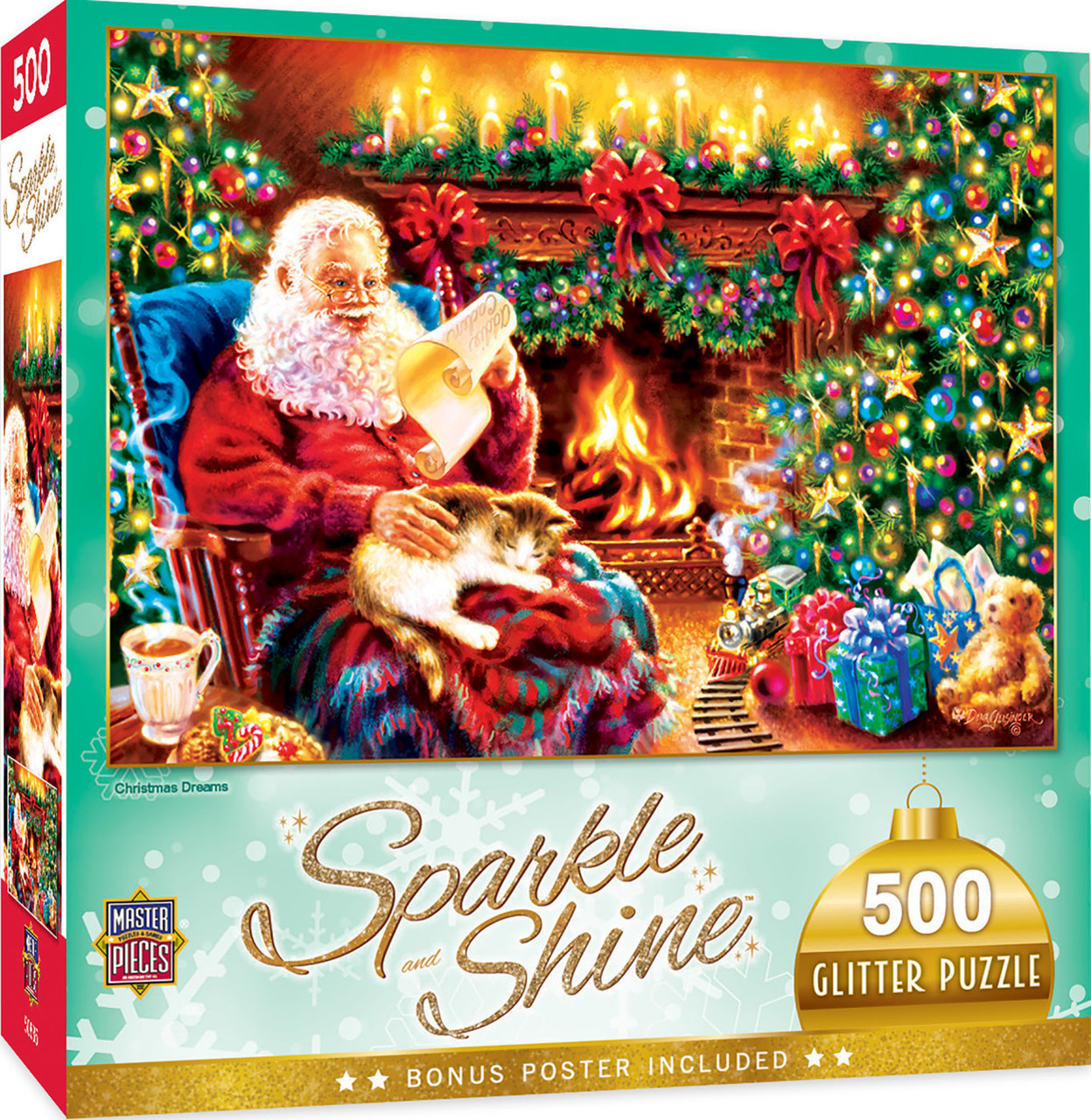 Masterpiece Holiday - Christmas Dreams 500pc Glitter Puzzle