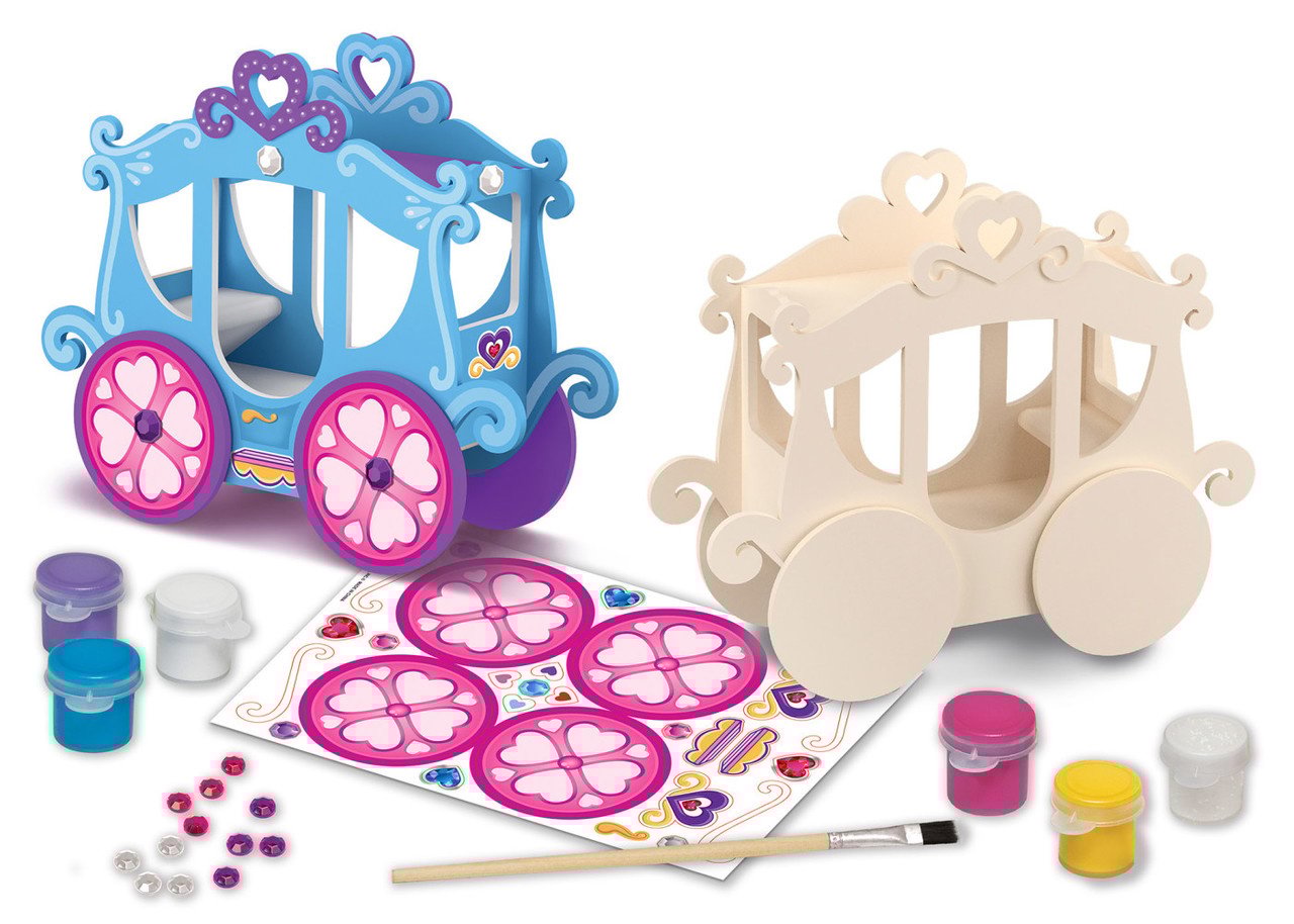 Works of Ahhh Classic Wood Paint Kit - Princess Carriage