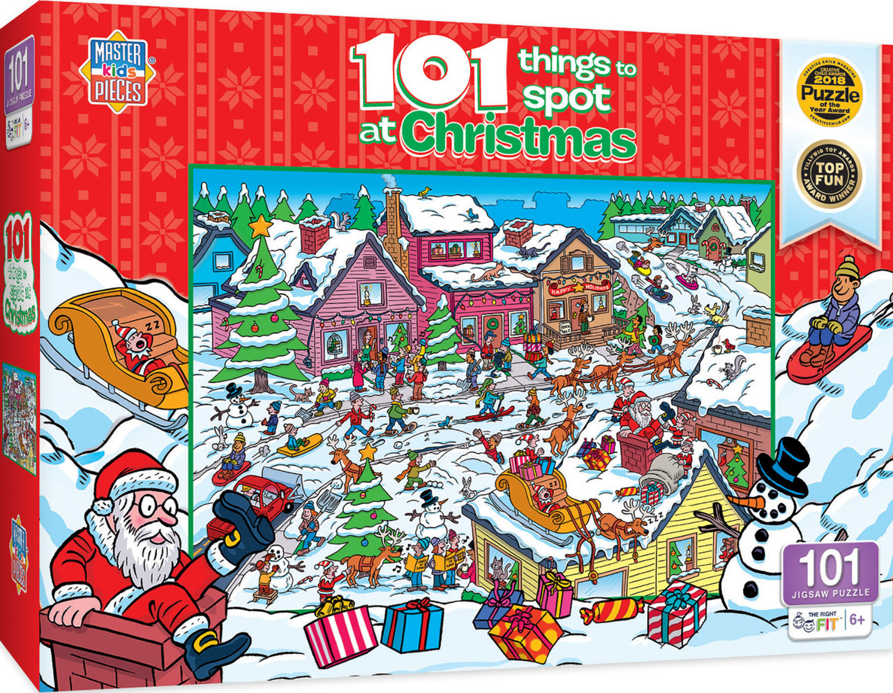 Masterpiece 101 Things to Spot - At Christmas 101pc Puzzle