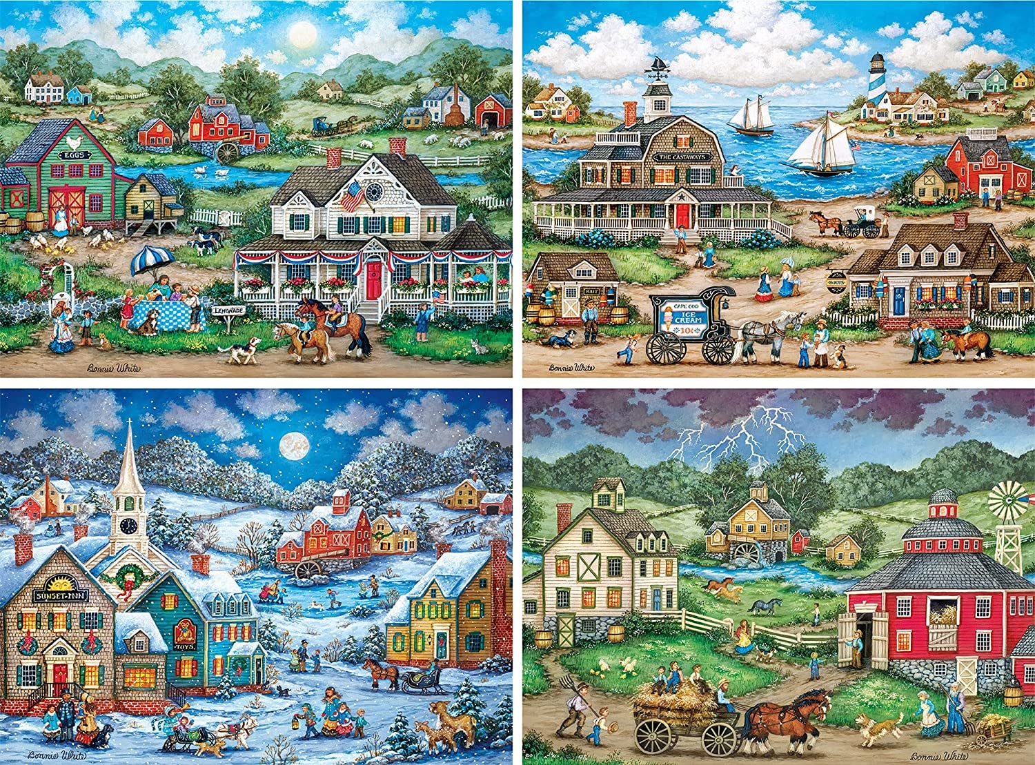 Masterpiece Simple Living - Puzzle Assortment 500pc Puzzles