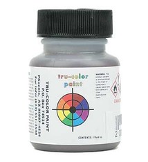 Tru-Color Flat Brushable Color Acrylic Paint 1oz 29.6ml -- Grimy Black