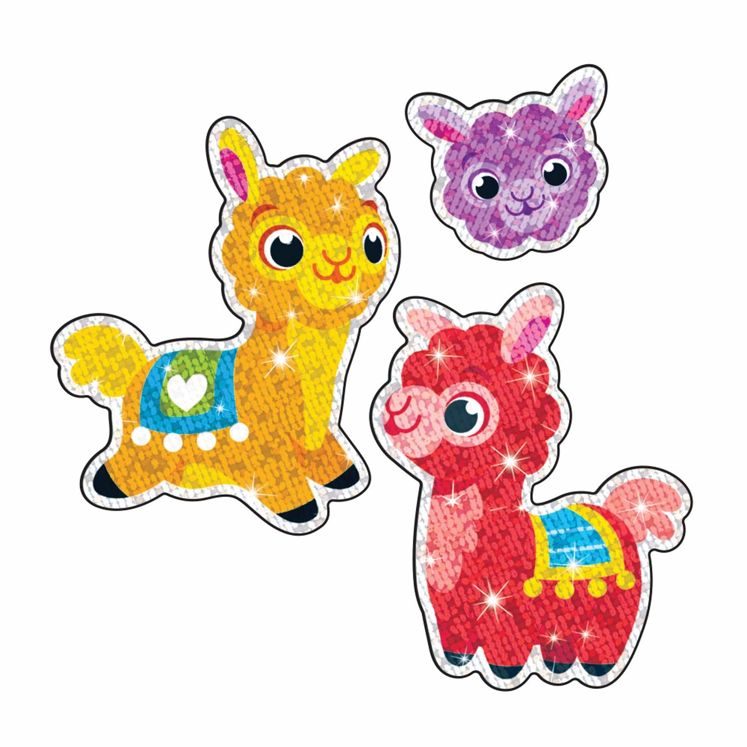 Trend Llama Llove Sparkle Stickers