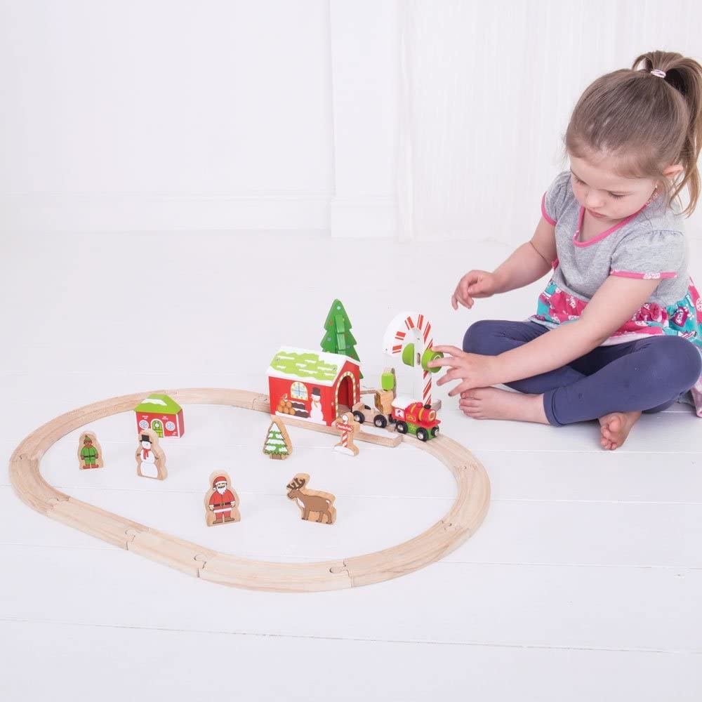 Big Jig Toys Big Jigs Toys Winter Wonderland Train Set