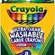 Crayola 523280 Ultra-Clean Washable Crayons, Large, 8