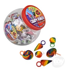 The Toy Network Crazy Fruit Candy Rings