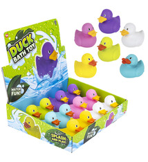 The Toy Network 3.5" Bath Time Ducky Multi Color