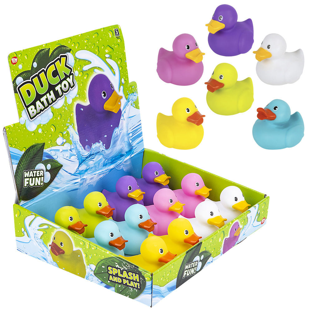 The Toy Network 3.5" Bath Time Ducky Multi Color