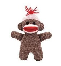 Schylling Sock Monkey Baby - Brown