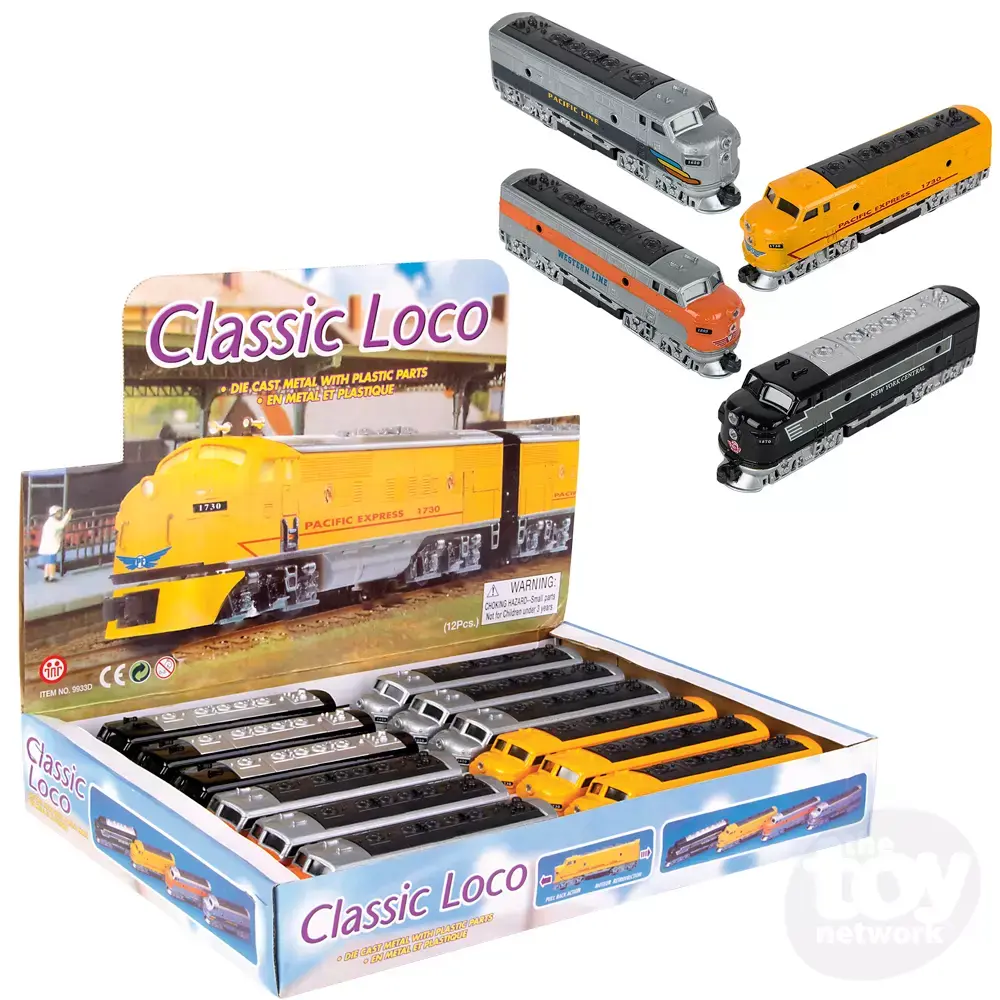 The Toy Network Die Cast Classic Locomotive
