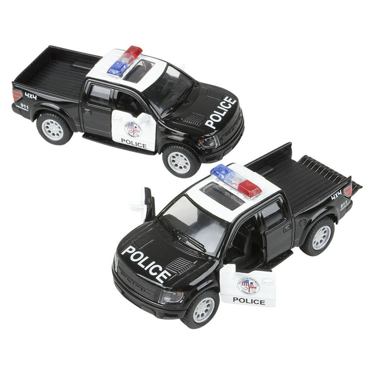 The Toy Network Die Cast 2013 Ford F-150 SVT Raptor SuperCrew Police Car