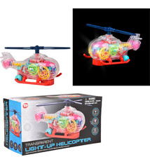 The Toy Network Transparent Light-up Helicopter