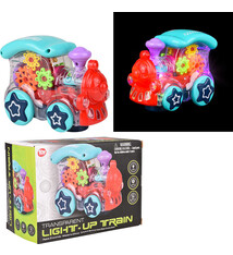 The Toy Network 6.75" Light Up Transparent Train