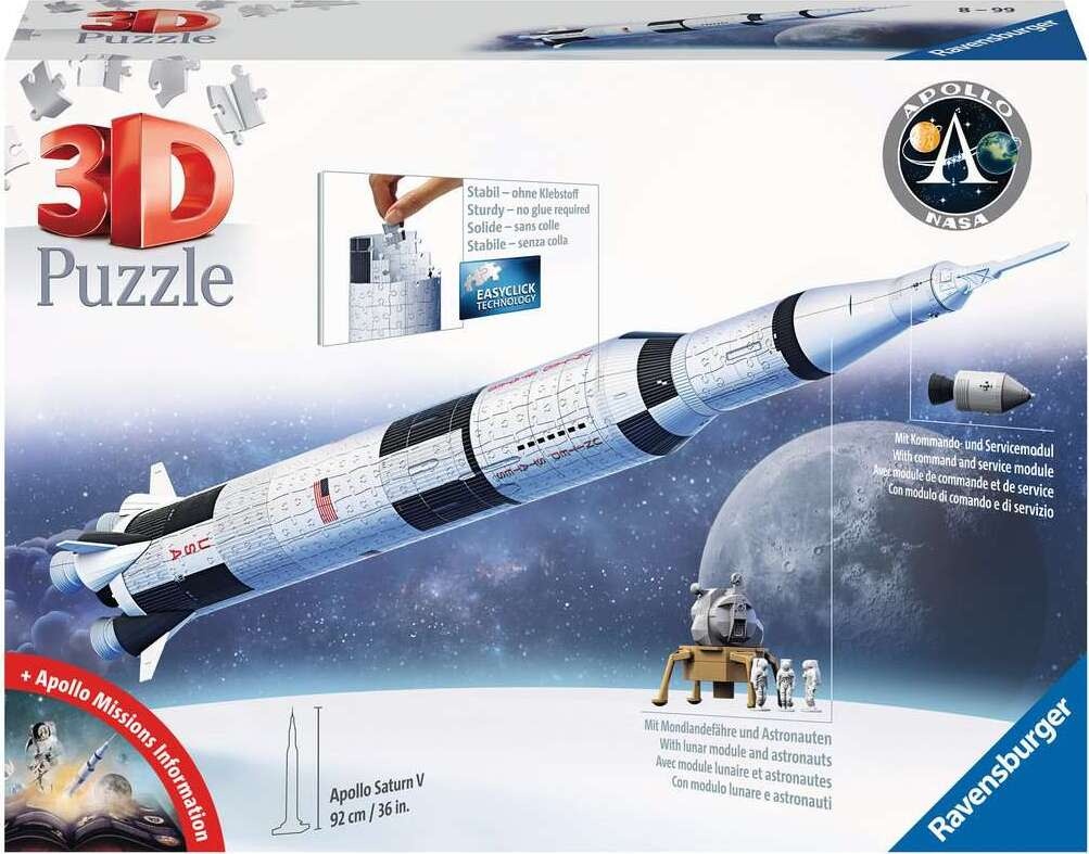 ravensberger Apollo Saturn V Rocket 3D Puzzle