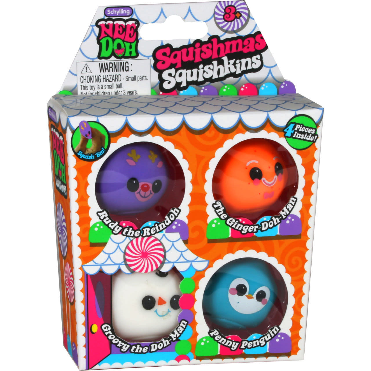 Nee Doh Squishmas Squishkins - PlayMatters Toys