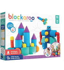 Blue Marble Blockaroo Magnetic Foam Castle