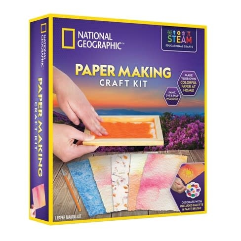 Blue Marble National Geographic Paper Making Craft Kit