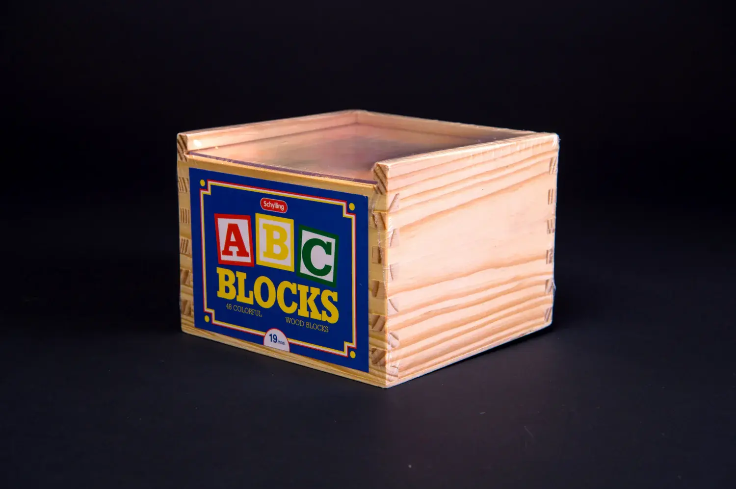 Schylling Alphabet Blocks 48 Pcs., Small 1.25"