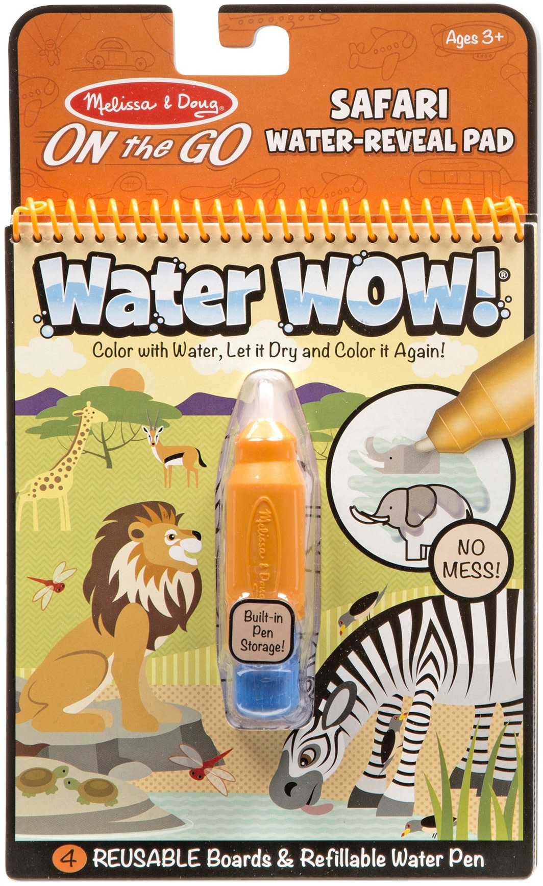 Melissa & Doug Water Wow! - Safari Water Reveal Pad