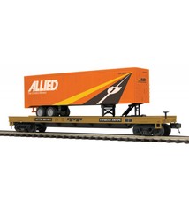MTH - Premier Flat Car with 40' Allied Trailer 20-95219