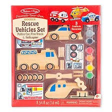 Melissa & Doug Rescue Vehicles Created by Me!