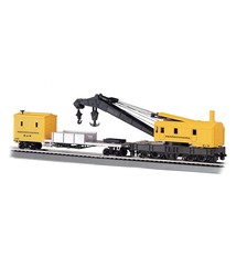 BACHMANN 16114 Bachmann HO 250 TonPRR Steam Crane & Tender