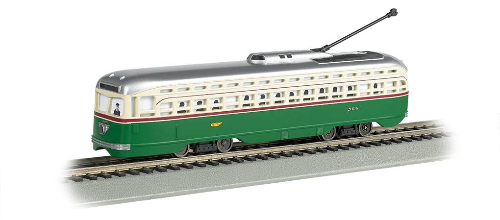 BACHMANN 60503 PCC Trolley with sparking pole - DCC - HO