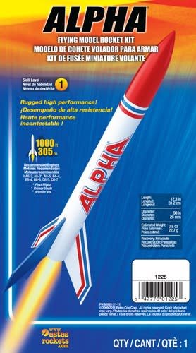 ESTES 1225 Estes Alpha  Rocket