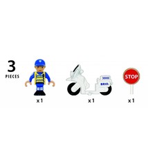BRIO Police Motorcyclist