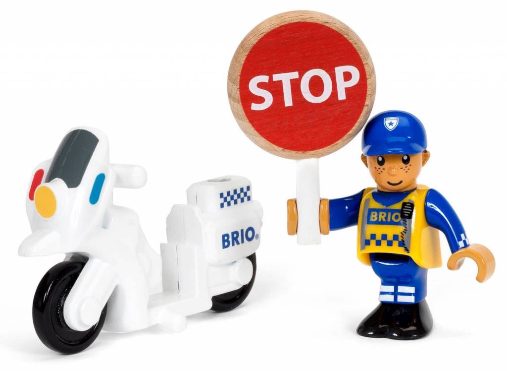 BRIO Police Motorcyclist