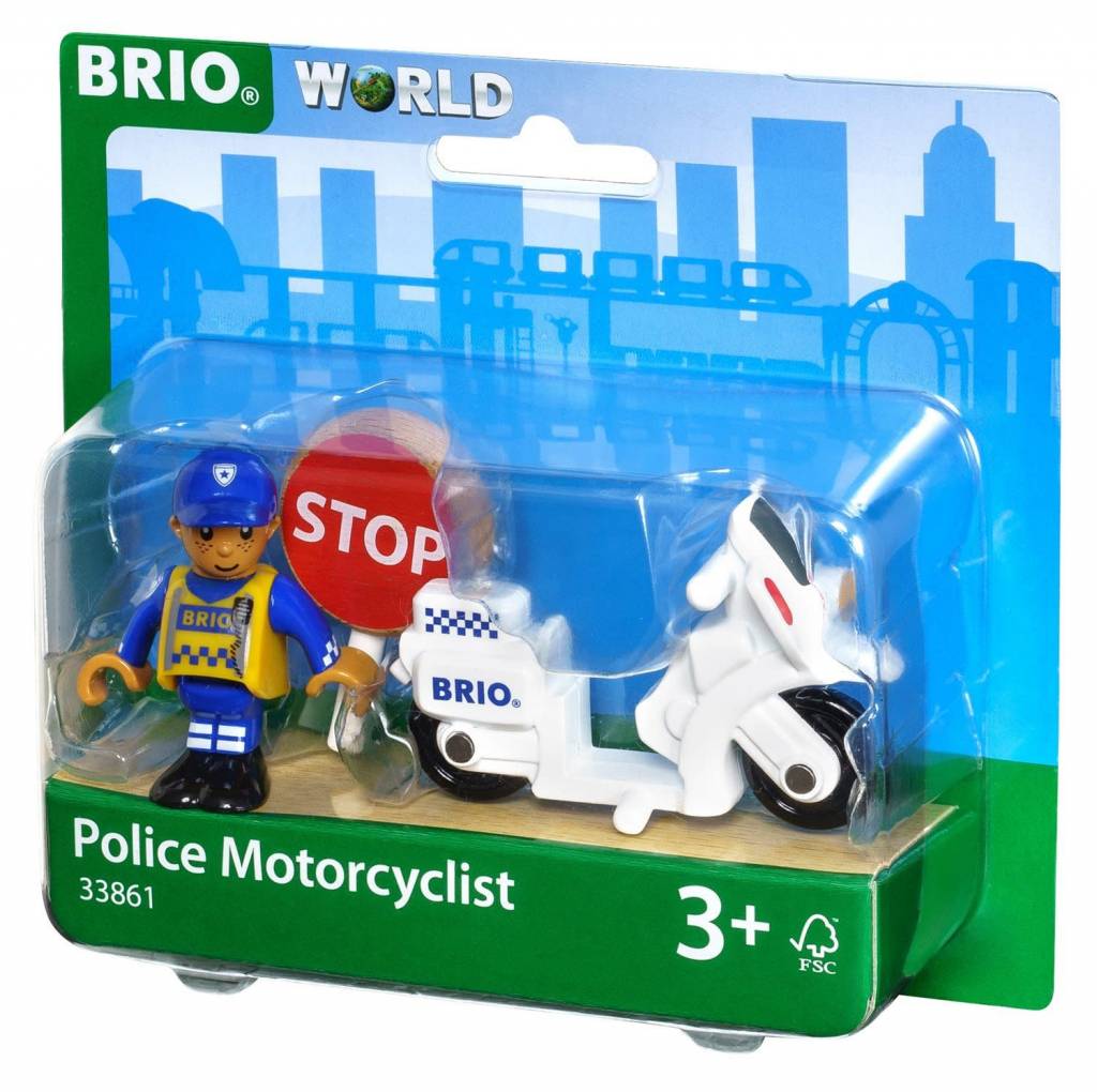 BRIO Police Motorcyclist