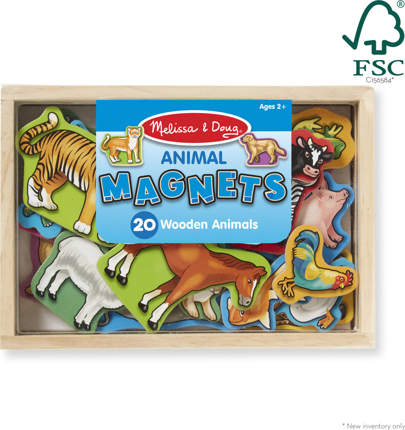 Melissa & Doug Wooden Animal Magnets