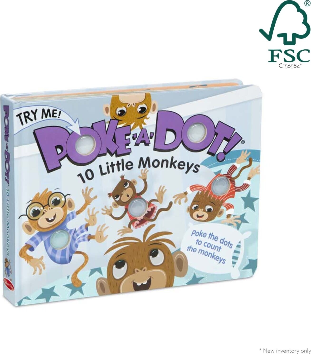 Melissa & Doug Poke-A-Dot: 10 Little Monkeys