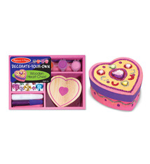 Melissa & Doug Wooden Heart Chest - DYO