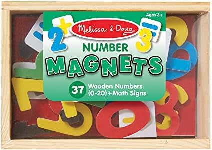 Melissa & Doug Magnetic Wooden Numbers