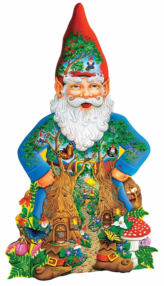 Masterpiece Shaped - Garden Gnome 500pc Shaped Puzzle