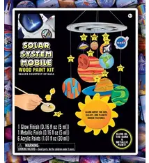 Masterpiece NASA - Solar System Mobile Wood Paint Kit