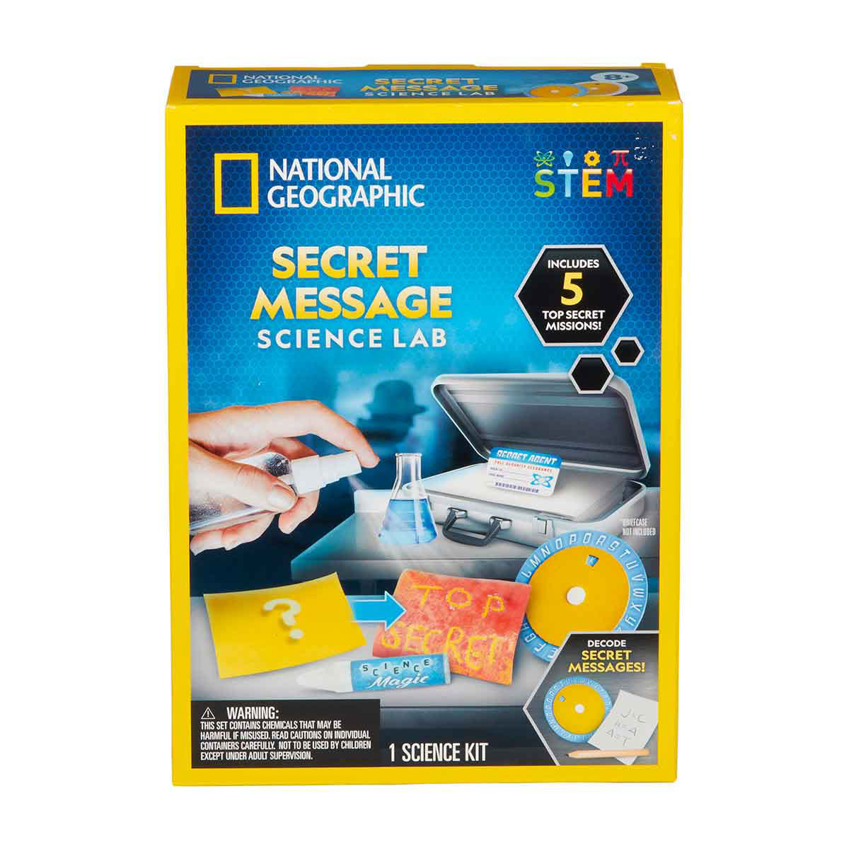Blue Marble Secret Message Science Kit