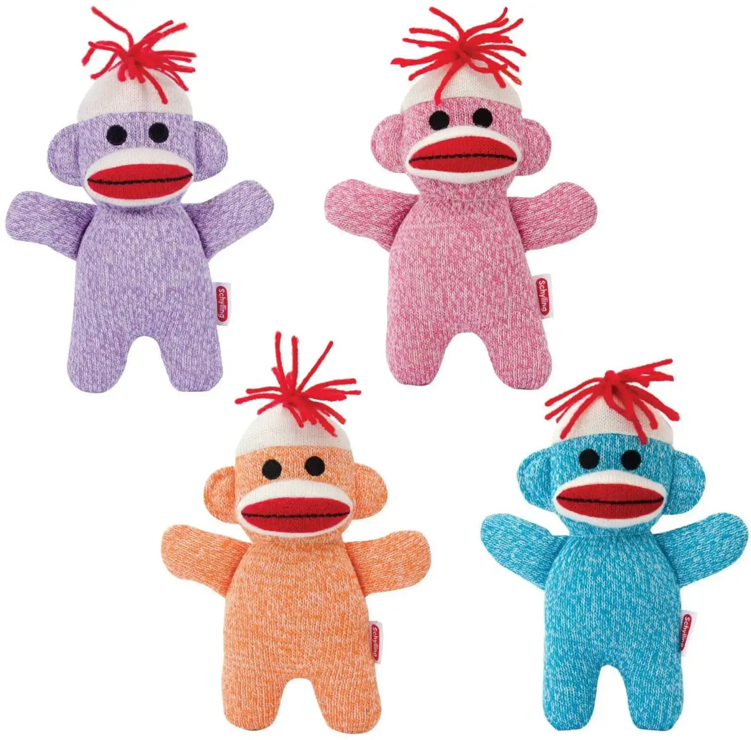 Schylling Sock Monkey Babies Ast