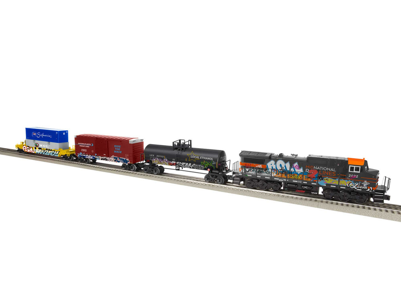 Lionel Lionel Graffiti RTR Set - Bussinger Trains & Toys! Lionel Lionel Graffiti RTR Set - Bussinger Trains & Toys!