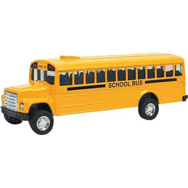 Schylling DIE-CAST BUS; PULL-BACK