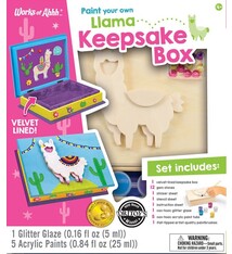 Masterpiece Llama keepsake box paint your own