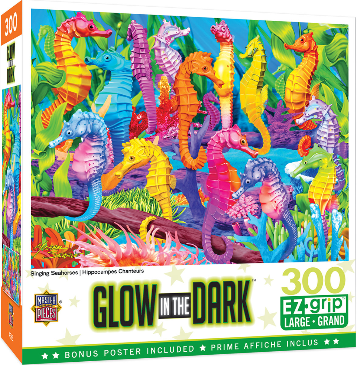 Masterpiece Singing Seahorses glow in the darkpuzzle