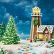 Masterpiece Gingerbread lighthouse glitter puzzle